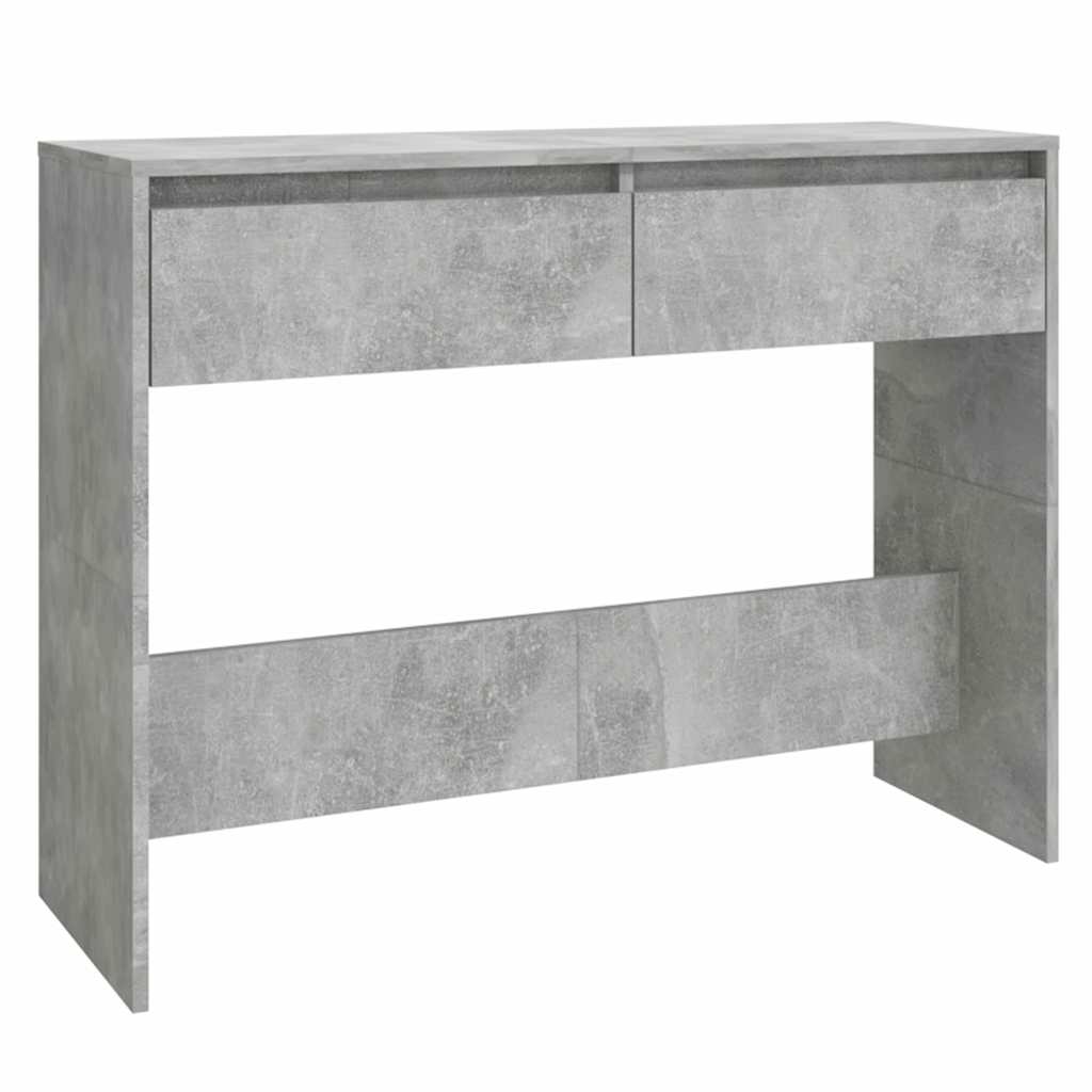 Vidaxl wandtafel 100x35x76,5 cm bewerkt hout betongrijs