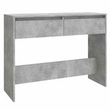 Vidaxl wandtafel 100x35x76,5 cm bewerkt hout betongrijs
