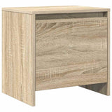 Vidaxl nachtkastje 45x34x44,5 cm bewerkt hout sonoma eikenkleurig
