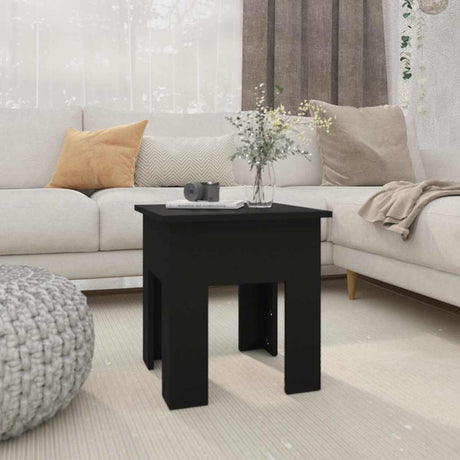 Vidaxl salontafel 40x40x42 cm bewerkt hout zwart