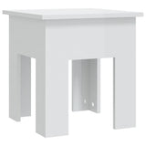 Vidaxl salontafel 40x40x42 cm bewerkt hout hoogglans wit