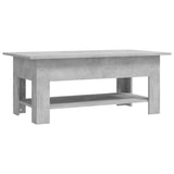 Vidaxl salontafel 102x55x42 cm bewerkt hout betongrijs