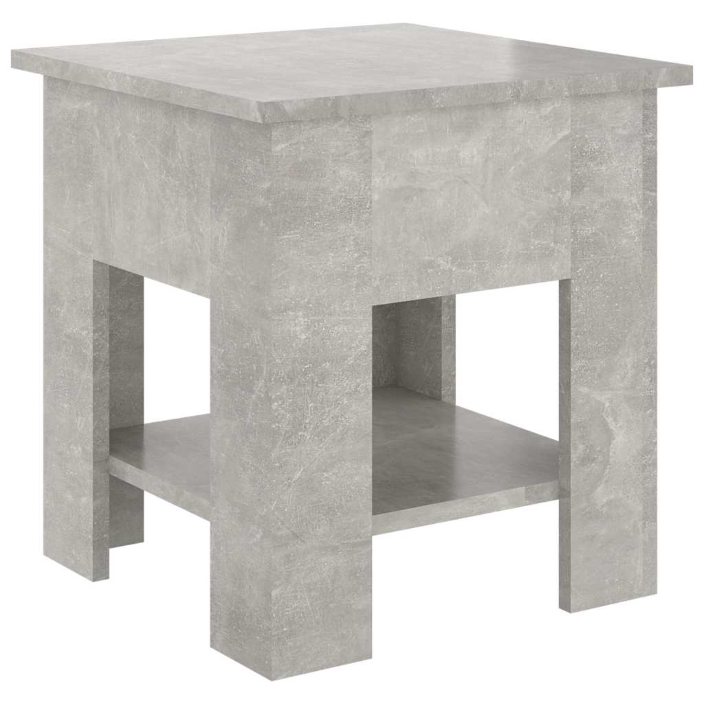 Vidaxl salontafel 40x40x42 cm bewerkt hout betongrijs