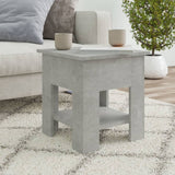 Vidaxl salontafel 40x40x42 cm bewerkt hout betongrijs