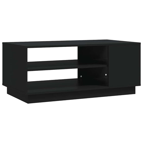 Vidaxl salontafel 102x55x43 cm bewerkt hout zwart