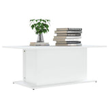 Vidaxl salontafel 102x55,5x40 cm bewerkt hout witr