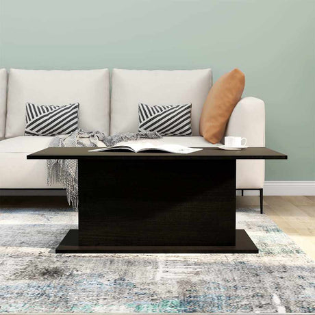 Vidaxl salontafel 102x55,5x40 cm bewerkt hout zwart