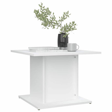 Vidaxl salontafel 55,5x55,5x40 cm bewerkt hout wit