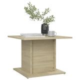 Vidaxl salontafel 55,5x55,5x40 cm bewerkt hout sonoma eikenkleurig