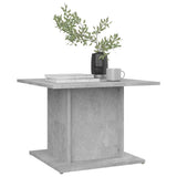 Vidaxl salontafel 55,5x55,5x40 cm bewerkt hout betongrijs