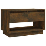 Vidaxl tv-meubel 70x41x44 cm bewerkt hout gerookt eikenkleurig