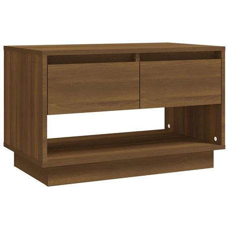 Vidaxl tv-meubel 70x41x44 cm bewerkt hout bruin eikenkleur