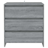 Vidaxl dressoir 70x41x75 cm bewerkt hout grijs sonoma eikenkleurig