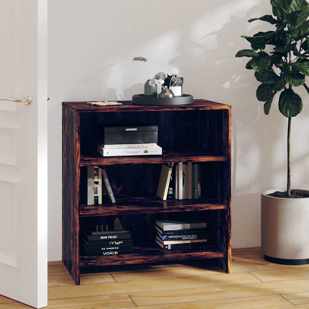 Vidaxl dressoir 70x40,5x75 cm bewerkt hout gerookt eikenkleurig