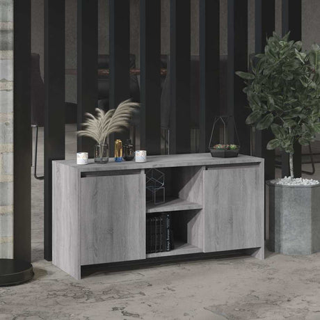 Vidaxl tv-meubel 102x37,5x52,5 cm bewerkt hout grijs sonoma eikenkleur