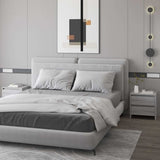 Vidaxl nachtkastjes 2st 45x34,5x44,5cm bewerkt hout grijs sonoma eiken