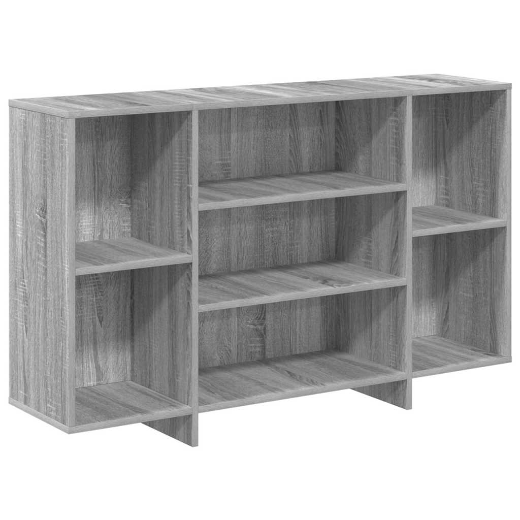 Vidaxl dressoir 120x30x75 cm bewerkt hout grijs sonoma eikenkleurig