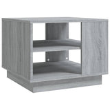 Vidaxl salontafel 55x55x43 cm bewerkt hout grijs sonoma eikenkleurig