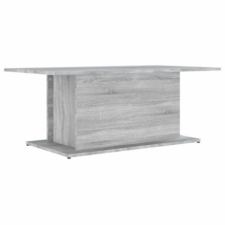 Vidaxl salontafel 102x55,5x40 cm bewerkt hout grijs sonoma eikenkleur