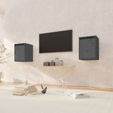 Vidaxl wandkasten 2 st 30x30x40 cm massief grenenhout grijs