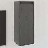 Vidaxl wandkast 30x30x80 cm massief grenenhout grijs