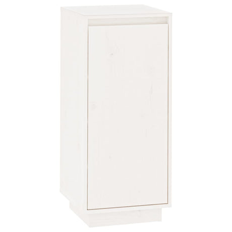 Vidaxl -Schuhschrank 35x35x80 cm Festkiefer weiß