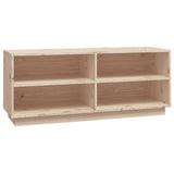 Vidaxl -Schuhschrank 110x34x45 cm Festkiefer