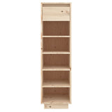 Vidaxl -Schuhschrank 30x34x105 cm Festkiefer