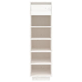 Vidaxl Schuhschrank 30x34x105 cm Festkiefer weiß