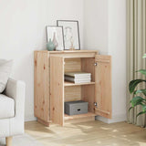 Vidaxl dressoir 60x34x75 cm massief grenenhout