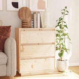Vidaxl dressoir 60x34x75 cm massief grenenhout