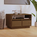 Vidaxl tv-meubel 60x35x37 cm massief grenenhout honingbruin