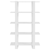 Vidaxl boekenkast kamerscherm 100x30x160 cm hoogglans wit