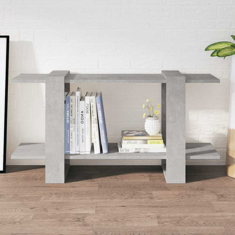 Vidaxl boekenkast 100x30x51 cm bewerkt hout betongrijs