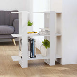 Vidaxl boekenkast kamerscherm 80x30x87 cm wit