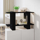 Vidaxl boekenkast kamerscherm 80x30x51 cm zwart