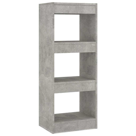 Vidaxl boekenkast kamerscherm 40x30x103 cm bewerkt hout betongrijs