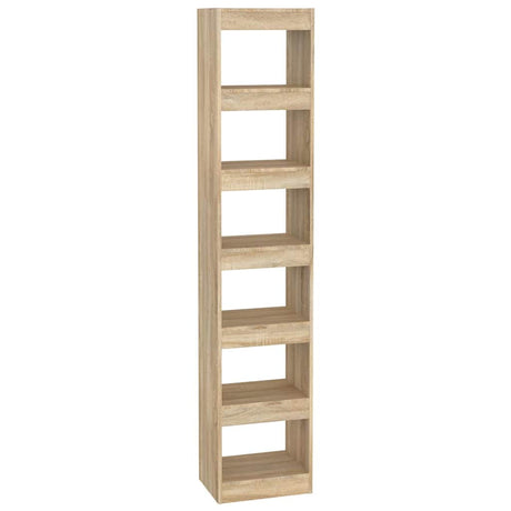 Vidaxl boekenkast kamerscherm 40x30x198 cm sonoma eikenkleurig