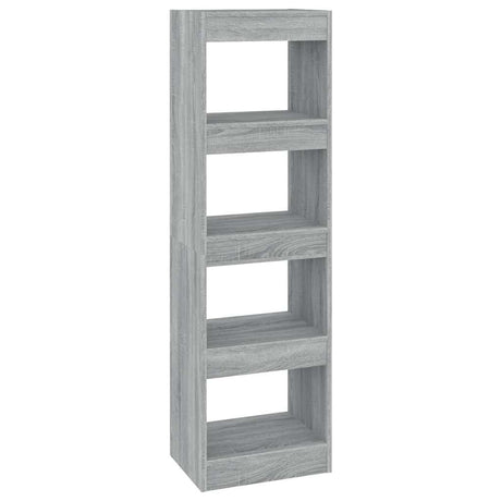 Vidaxl boekenkast kamerscherm 40x30x135 cm grijs sonoma eikenkleurig