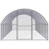 Vidaxl Chicken Run 3x8x2 m verzinkter Stahl
