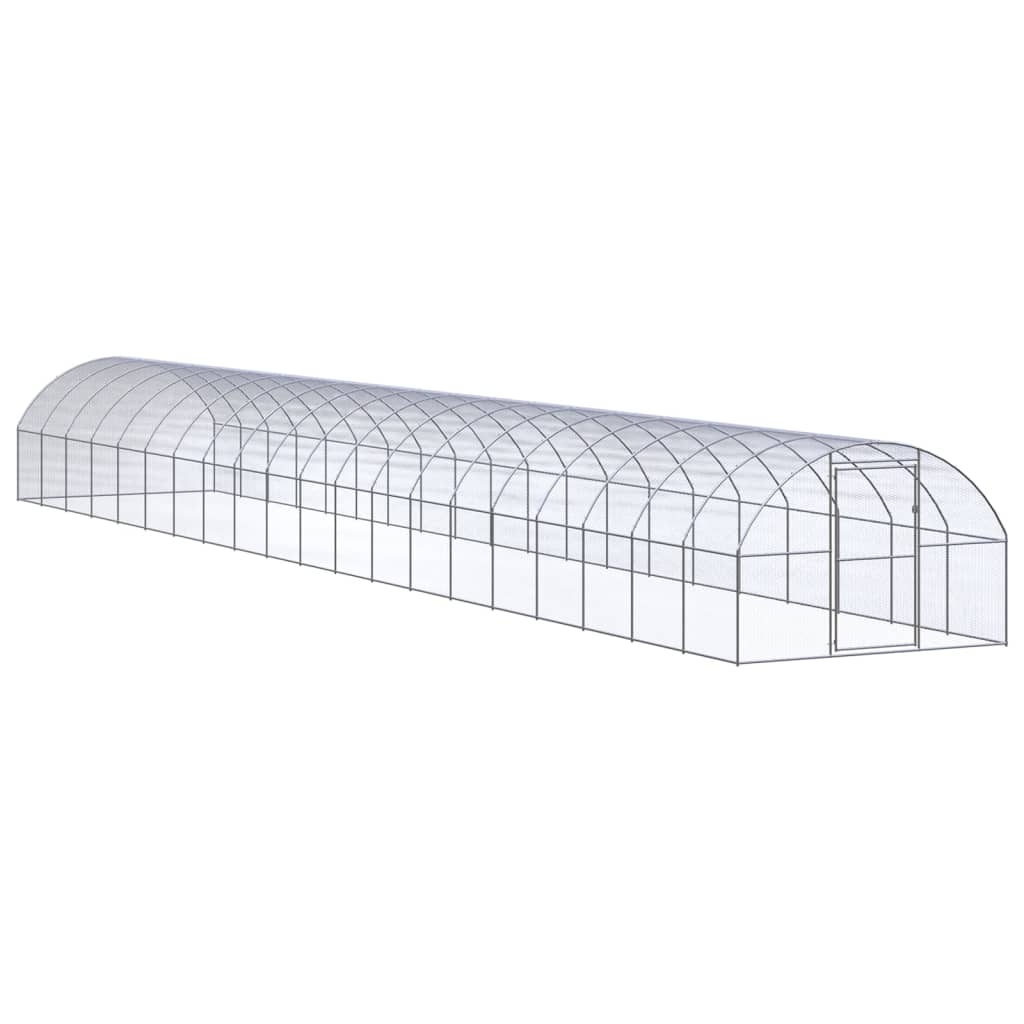 VidaXL Hühnerstall 3x20x2 m aus verzinktem Stahl