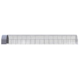 VidaXL Hühnerstall 3x16x2 m aus verzinktem Stahl