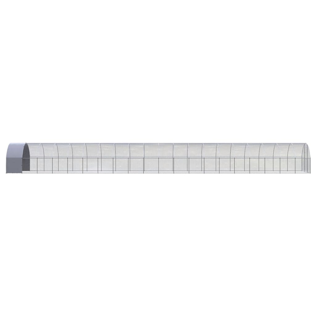 VidaXL Hühnerstall 3x20x2 m aus verzinktem Stahl