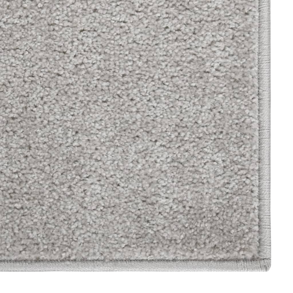 Vidaxl Teppich Kurzwolke 200x290 cm hellgrau