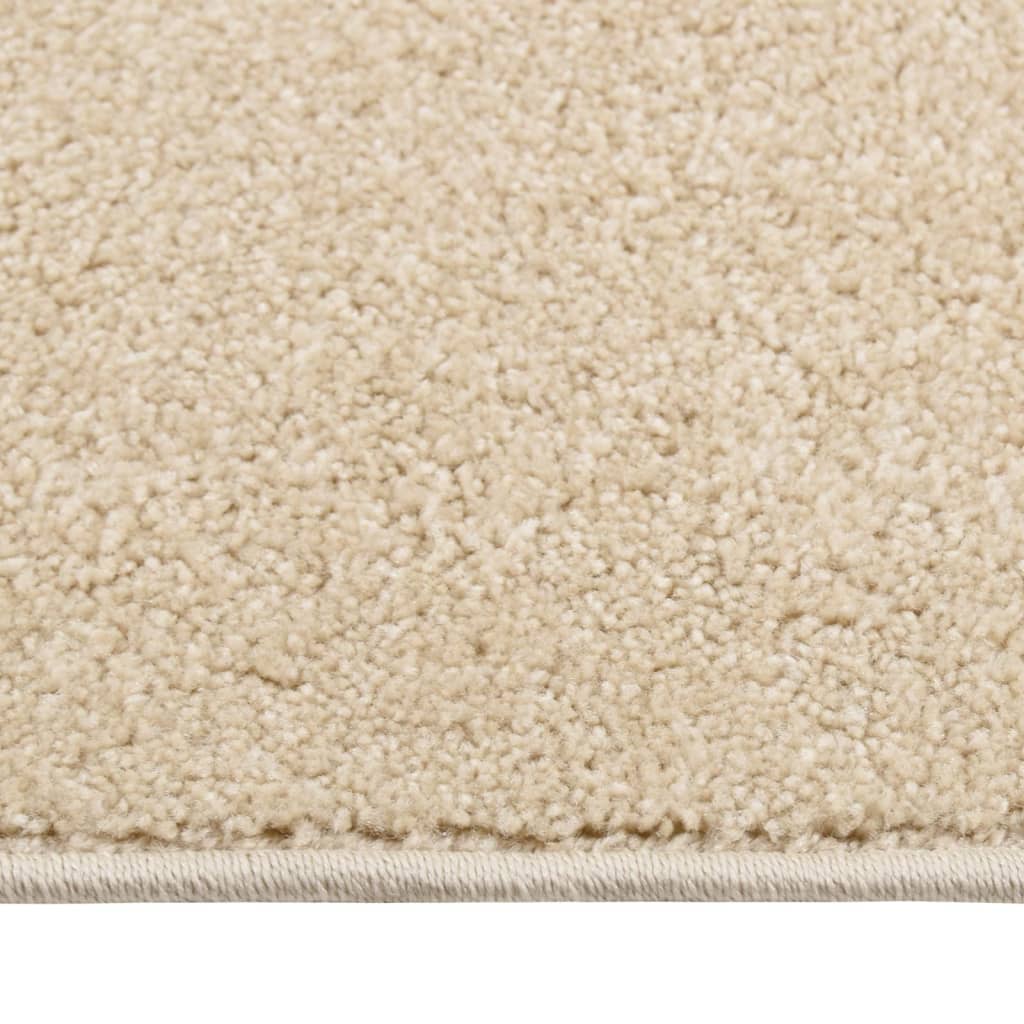 Vidaxl Teppich Kortpolig 140x200 cm Beige