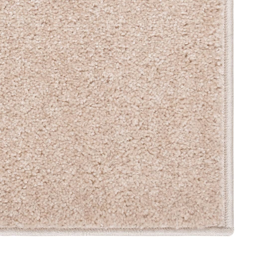 Vidaxl Teppich Kortpolig 120x170 cm dunkler Beige