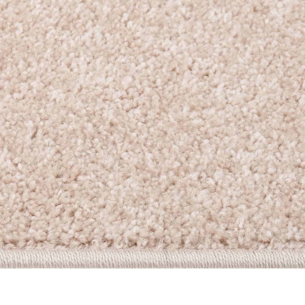 Vidaxl Teppich Kortpolig 160x230 cm dunkler Beige