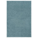 Vidaxl Teppich Kortpolig 160x230 cm blau