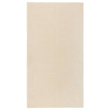 Vidaxl Teppich Kortpolig 80x150 cm Creme -Colored