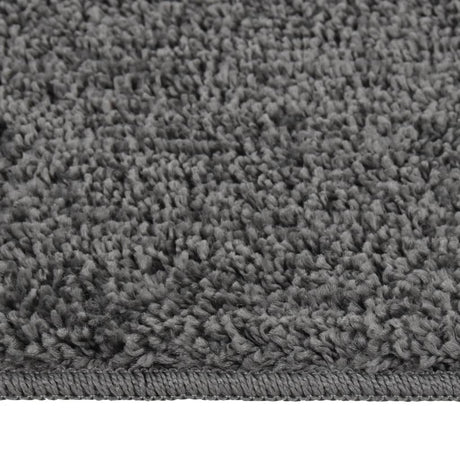 Vidaxl Teppich Shaggy Anti-Rutsch 140x200 cm dunkelgrau